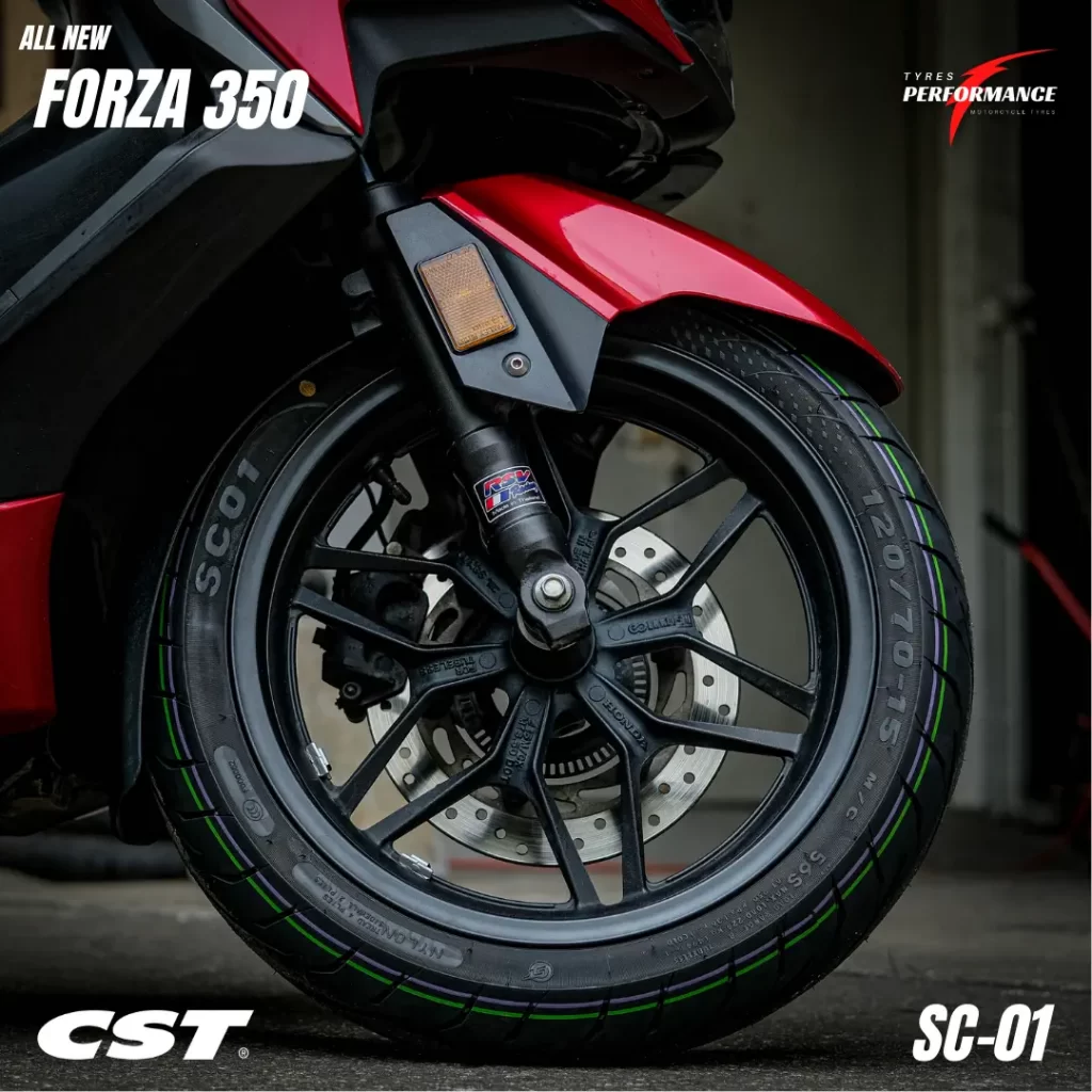 ยาง CST SC-01 สำหรับรถ FORZA300 FORZA350​